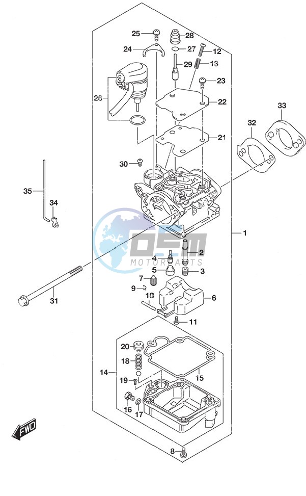 Carburetor w/Remote Control