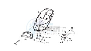 Joymax 300i ABS drawing DOUBLE SEAT