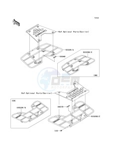 KVF 650 A [PRAIRIE 650 4X4] (A1) [PRAIRIE 650 4X4] drawing CARRIER-- S- -