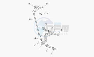 Griso V 850 IE IE drawing Gear lever