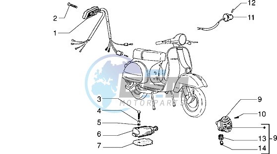 Electrical device-electric horn