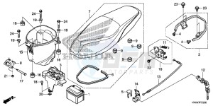 AFS1102SHC drawing SEAT/ BATTERY