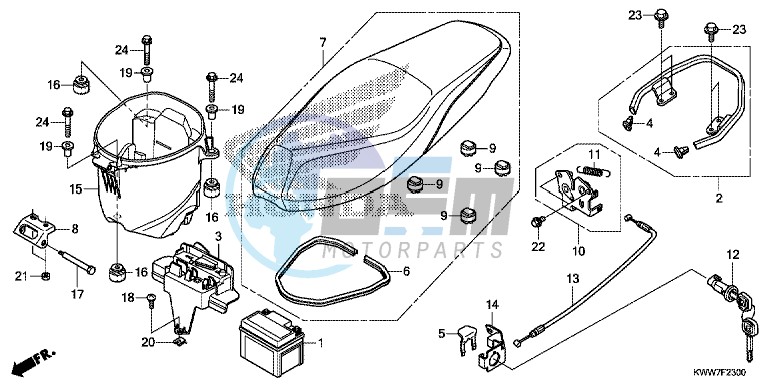 SEAT/ BATTERY