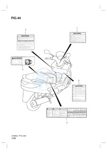 UH200G BURGMAN EU drawing LABEL