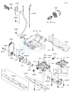 JET SKI ULTRA 310LX JT1500MJF EU drawing Oil Pump