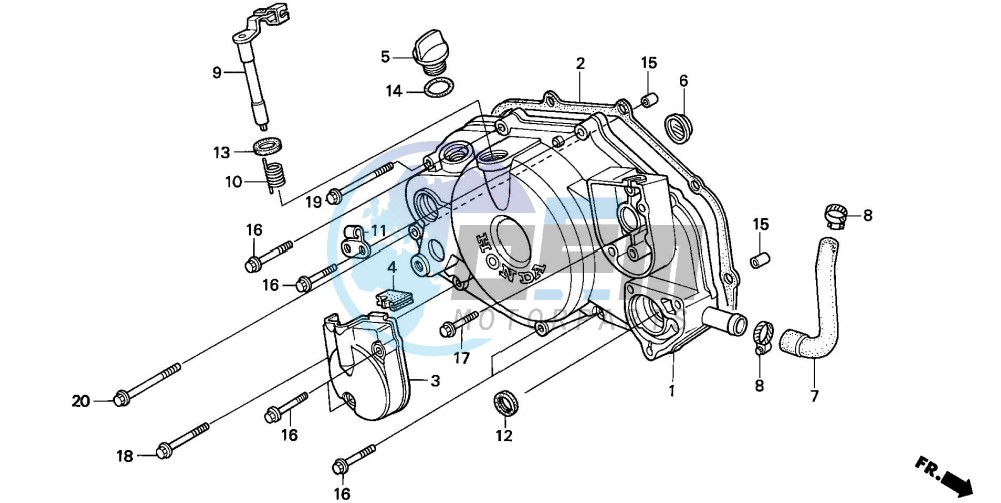 RIGHT CRANKCASE COVER