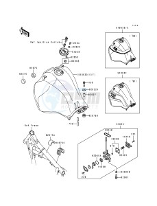 KL 650 B [TENGAI] (B2-B3) [TENGAI] drawing FUEL TANK