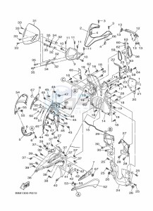 GPD155-A NMAX 155 (BBD5) drawing REAR ARM & SUSPENSION