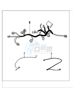 TWEET 125 YO N drawing HARNESS CONNECTOR