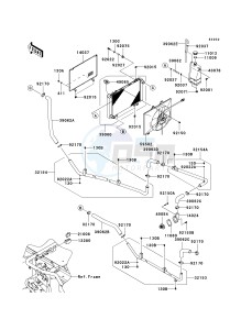 KAF 620 M [MULE 4010 4X4] (M9F) M9F drawing RADIATOR