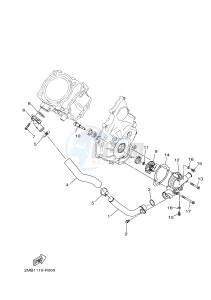 YXE700E YXE70WPXH WOLVERINE R-SPEC EPS (2MBD) drawing WATER PUMP