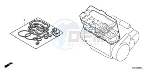 CBR1000RA9 U / ABS MME SPC drawing GASKET KIT A