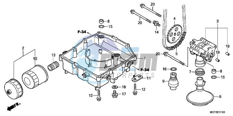 OIL PAN/ OIL PUMP