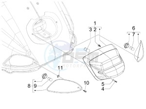 S 50 2T (25 Kmh) B-NL drawing Tail light - Turn signal lamps