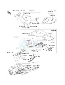 ZR 1000 B [Z1000 EUROPEAN] (B7F-B9F) 0B9F drawing SEAT