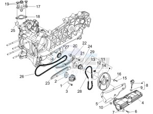 LX 125 4T E3 UK drawing Oil pump