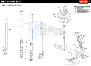 MRT-50-PRO-SM-RED-JUMP drawing FRONT FORK MART PRO 2017 Q40