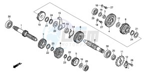 ANF125T drawing TRANSMISSION