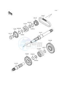 KVF 400 B [PRAIRIE 400] (B1) [PRAIRIE 400] drawing TRANSMISSION