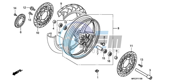 FRONT WHEEL