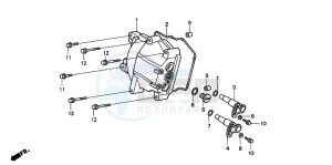 NSS250 JAZZ drawing CYLINDER HEAD COVER