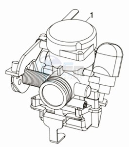 CITYCOM 125 drawing CARBURATOR