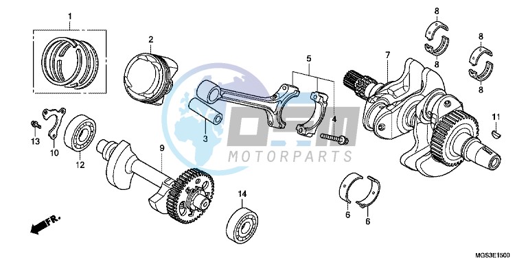 CRANKSHAFT/ PI STON