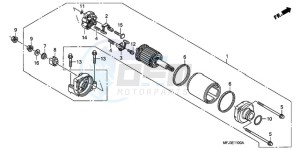 CBR600RR9 UK - (E / SPC) drawing STARTING MOTOR