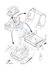 YXR700F YXR7FD RHINO 700 (1RBE 1RBF 1RBG 1RBH) drawing EMBLEM & LABEL 2