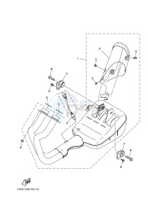 MT07 700 (1WSG) drawing EXHAUST