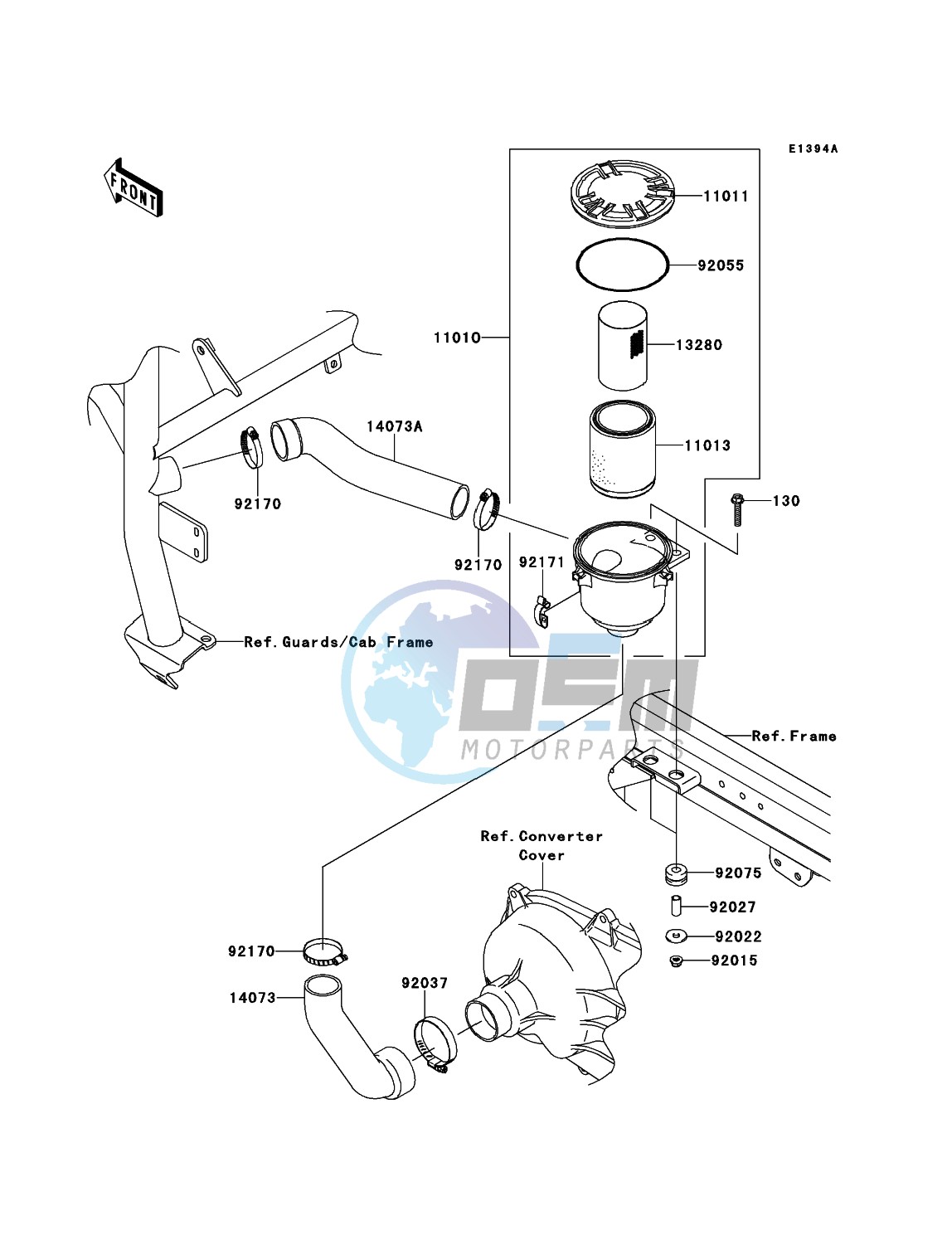 Air Cleaner-Belt Converter