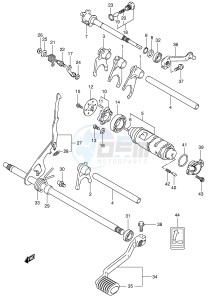 LT-F500F (P28-P33) drawing GEAR SHIFTING (1)