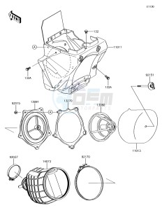 KX85-II KX85DJF EU drawing Air Cleaner