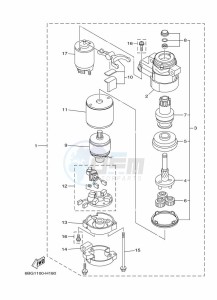 F40FED drawing STARTER-MOTOR