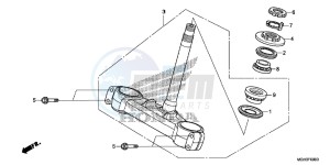 VFR1200XC drawing STEERING STEM