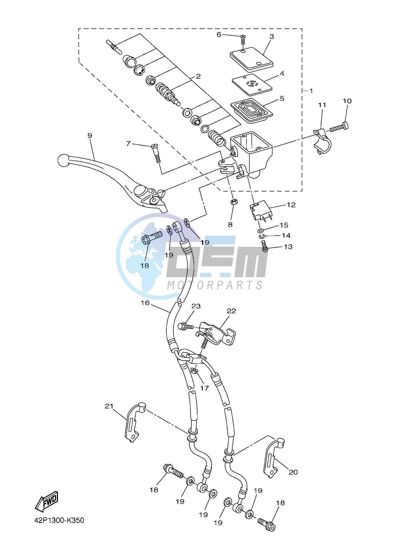 FRONT MASTER CYLINDER