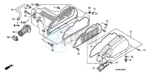 SH300A9 Europe Direct - (ED / ABS) drawing AIR CLEANER