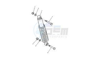 DT X 125 drawing REAR SUSPENSION