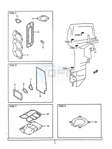 DT 75 drawing Gasket Set