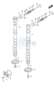 DF 150 drawing Camshaft