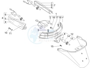 X Evo 250 Euro 3 drawing Rear headlamps - Turn signal lamps