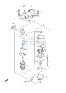 DF 60 drawing Starting Motor