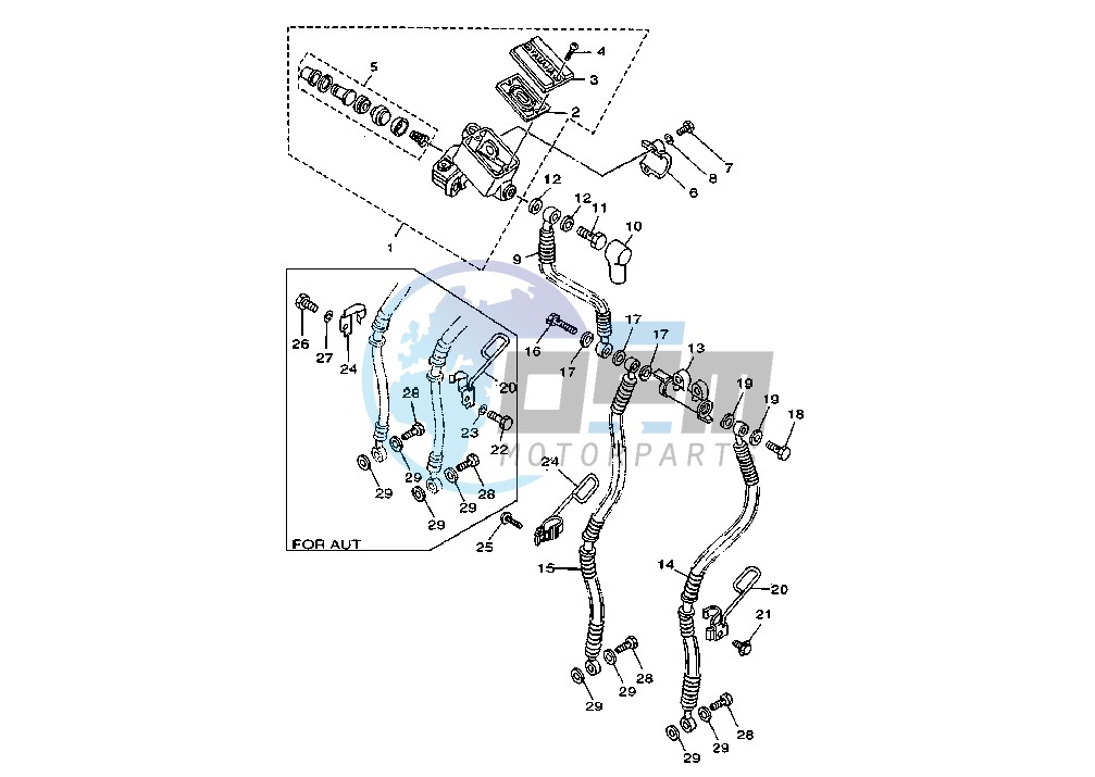 FRONT MASTER CYLINDER