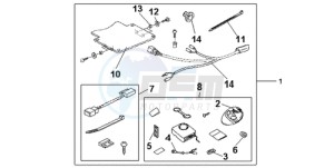 GL1800A Korea - (KO) drawing SUBKIT ALARM ATT