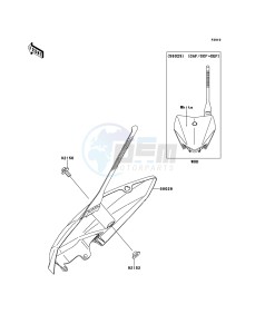 KLX110 KLX110CCF EU drawing Accessory