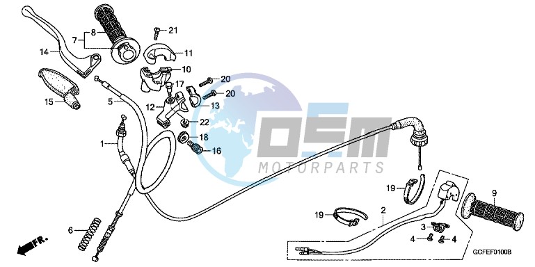 HANDLE LEVER/ SWITCH/ CABLE