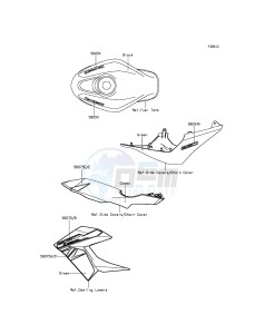 Z250SL BR250EGF XX (EU ME A(FRICA) drawing Decals(Green)