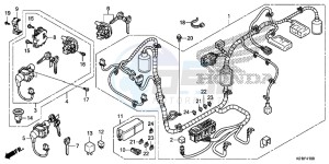 SH125SE SH125S UK - (E) drawing WIRE HARNESS