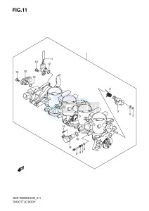 GSX-R600 (E2) drawing THROTTLE BODY