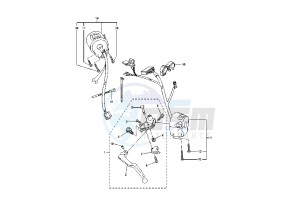 FZ6 600 drawing HANDLE SWITCH- LEVER